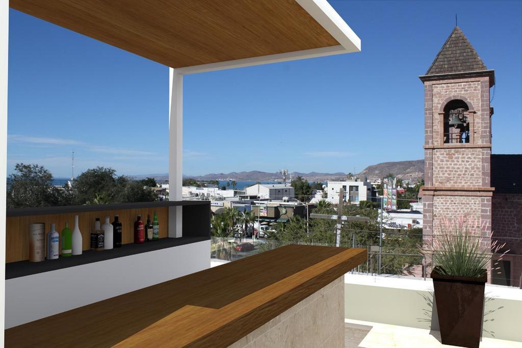 Hotel Catedral La Paz Exteriör bild Rooftop bar